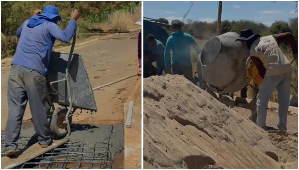 Ponte entre Pindorama e Canabrava passa por recuperação após problemas na estrutura.
