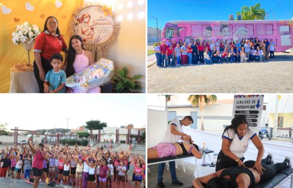 Prefeitura de Igaporã realiza ações das campanhas Agosto Dourado e Agosto Lilás.