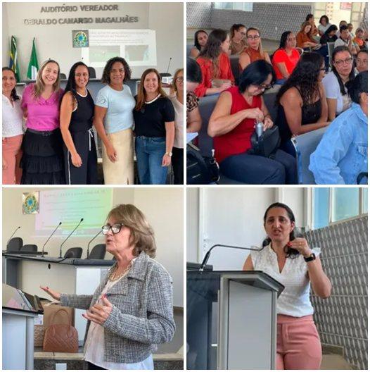 Prefeitura de Sebastião Laranjeiras reúne profissionais para discutir saúde e segurança no trabalho.