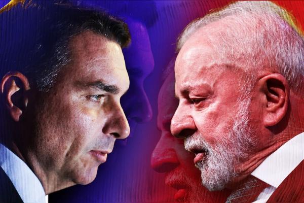 Quaest: Lula e Flávio Bolsonaro empatam numericamente em cenário de 2º turno.