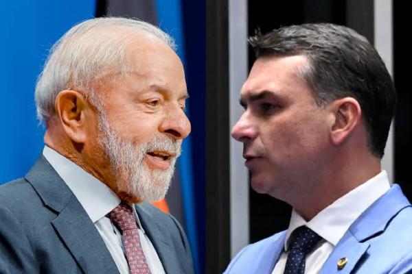 Flávio Bolsonaro marca 44% e Lula, 42% em segundo turno, diz Quaest.