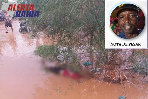 Homem é encontrado morto em rua alagada após chuvas em Iuiu.