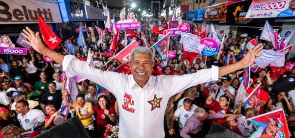 Jerônimo Rodrigues é reeleito governador da Bahia no primeiro turno.