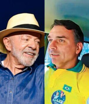Pesquisa Veritá: Flávio tem 50,7% dos votos válidos no 2º turno; Lula, 49,3%.